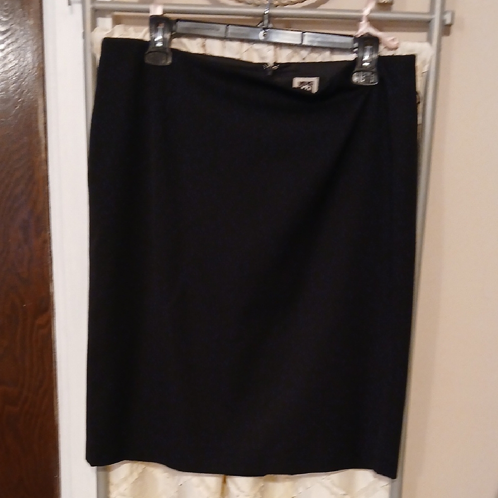 Ann Kline S, 12 Blk Skirt